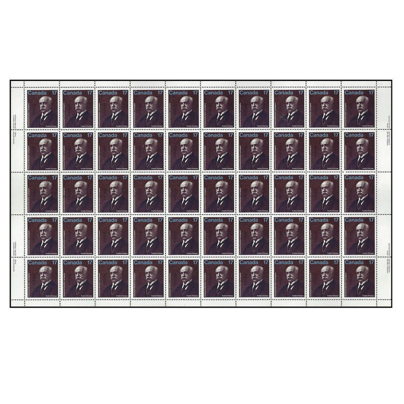 1980 Canada Stamp Full Pane of 50