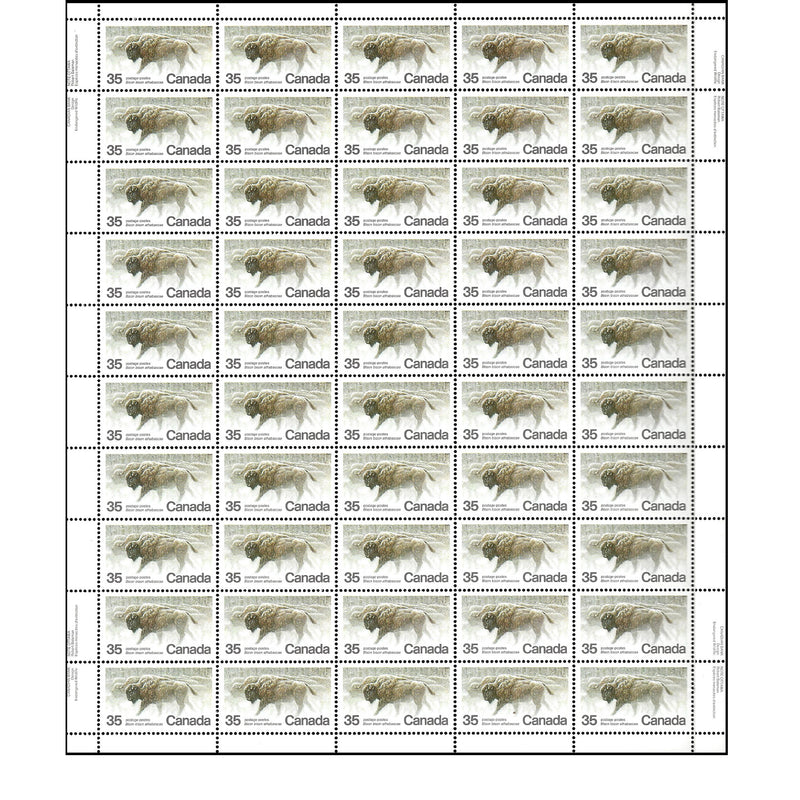 1981 Canada Stamp Full Pane of 50