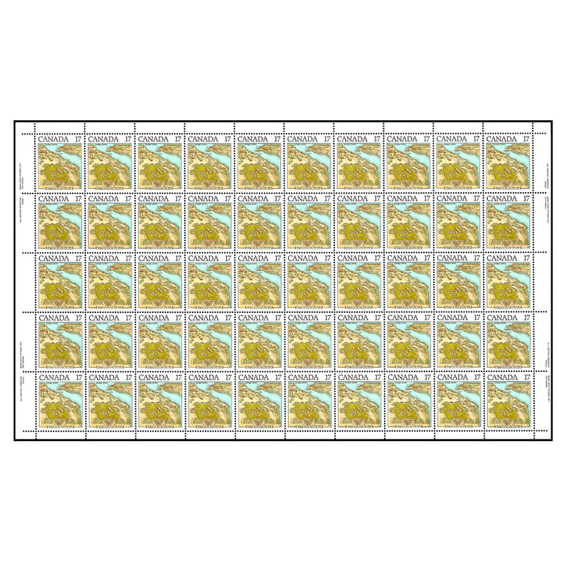 1981 Canada Stamp Full Pane of 50