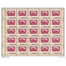 1982 Canada Stamp Full Pane of 25
