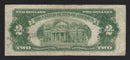 1953 USA $2 Two Dollar Bill Red Seal Number A07918500A (Fine)