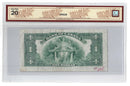 1935 Canada $1 Banknote Osborne-Towers Series A English Text BC-1 Certified BCS VF-20