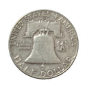 1957 D USA Franklin 90% Silver Half Dollar Coin (VF-EF)
