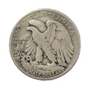 1942 USA Liberty Walking 90% Silver Half Dollar Coin (F-VF)