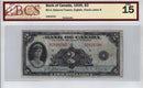 1935 Canada $2 Banknote Osborne-Towers English Text BC-3 BCS F-15