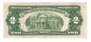 1953 A USA $2 Two Dollar Bill Red Seal Number A58871608A (VF)