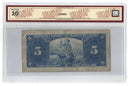 1937 Canada $5 Banknote osborne-Towers,C/A, BC-23a BCS VG-10