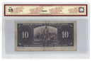 1937 Canada $10 Banknote Osborne-Towers,A/D, BC-24a Certified BCS F-15