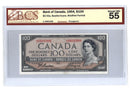 1954 $100 Banknote Beattie-Coyne, AJ, BC-43a Certified BCS Changeover Almost UNC 55