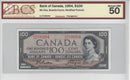 1954 $100 Banknote Beattie-Coyne, AJ, BC-43a BCS Certified Almost UNC 50