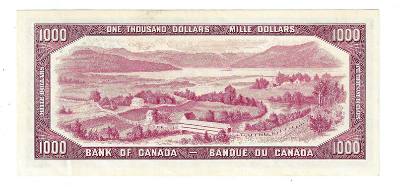 1954 Canada $1000 Banknote Lawson-Bouey,A/K, BC-44d, (UNC)