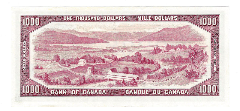 1954 Canada $1000 Banknote Lawson-Bouey,A/K, BC-44d, (UNC)