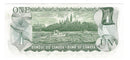 1973 Canada $1 Banknote Crow-Bouey, ALZ, BC-46b (C/UNC)