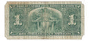 1937 Canada $1 Banknote Gordon-Towers (WP), A/M, BC-21c (Circ.) Damage