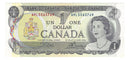 1973 Canada $1 Banknote Crow-Bouey, AML, BC-46b (G/UNC)