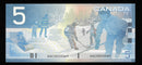 2001 $5 Bank Of Canada Note Knight-Dodge Prefix AOC5033561 BC-62a (Gem/Unc)