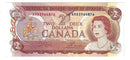 1974 $2 Banknote Crow-Bouey, Prefix ARB,  BC-47b, EF