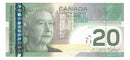 2009 Canada $20 Banknote Jenkins-Carney, AUB, BC-64b-i G/UNC