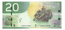 2010 Canada $20 Banknote Jenkins-Carney, AUM, BC-64b-i G/UNC