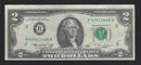 1976 USA $2 Two Dollar Bill Series (B) Green Seal Number B42411468A (EF)