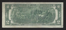 1976 USA $2 Two Dollar Bill Series (B) Green Seal Number B45024685A (VF)