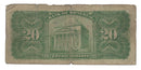 1923 $20 Bank Of Montreal Canada Chartered Note, 492188 Split 505-565-06 (VG)