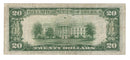 1934 A USA $20 Twenty Dollar Bill Series (B) Green Seal Number B67236363 (VF)