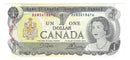 1973 Canada $1 Banknote Crow-Bouey, BAN, BC-46b (UNC)