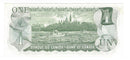 1973 Canada $1 Banknote Crow-Bouey, BAS, BC-46b (G/UNC)
