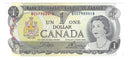 1973 Canada $1 Banknote Crow-Bouey, BCG, BC-46b (C/UNC)