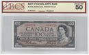 1954 $100 Banknote Beattie-Coyne, AJ, BC-43a BCS Certified Almost UNC 50