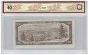 1954 $100 Banknote Beattie-Rasminsky, BJ, BC-43b BCS Certified Extra Fine 40