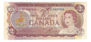1974 $2 Banknote Lawson-Bouey, Prefix BF,  BC-47a, Unc
