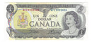 1973 Canada $1 Banknote Crow-Bouey, BFE, BC-46b (G/UNC)