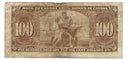 1937 $100 Bank of Canada Note Gordon-Towers Prefix B/J BC-27b VG-8