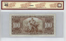1937 Canada $100 Banknote Gordon-Towers A/E, BC-27b Certified BCS EF-45 (Changeover)