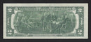 1976 USA $2 Two Dollar Bill Series (C) Green Seal Number C04243807A (VF-EF)