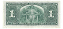 1937 Canada $1 Banknote Coyne-Towers, C/N, BC-21d (EF)