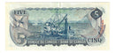 1972 Canada $5 Banknote Lawson-Bouey, C/R, BC-48b (EF)