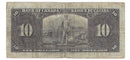 1937 $10 Bank of Canada Note Coyne-Towers, C/T, BC-24c (VG)