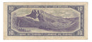 1954 Canada $10 Banknote Beattie-Rasminsky, C/V, BC-40b (Fine)