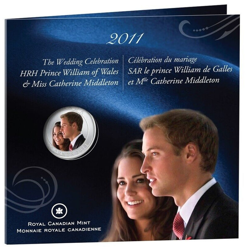 2011 Canada 25 Cents Wedding Celebration Prince William & Kate Middleton