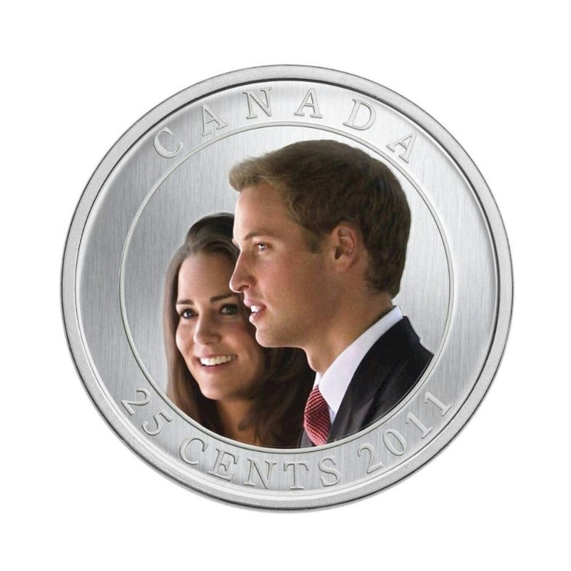 2011 Canada 25 Cents Wedding Celebration Prince William & Kate Middleton