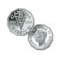 2005 Canada 5 Cents and Medallon 60Th Anniversary Of VE-Day Set
