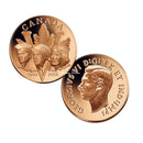 2005 Canada 5 Cents and Medallon 60Th Anniversary Of VE-Day Set