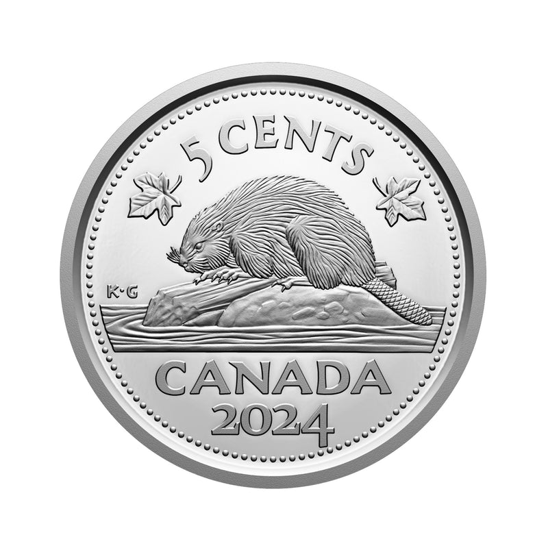 2024 Canada 5 Cent Proof 99.99% Fine Silver Coin