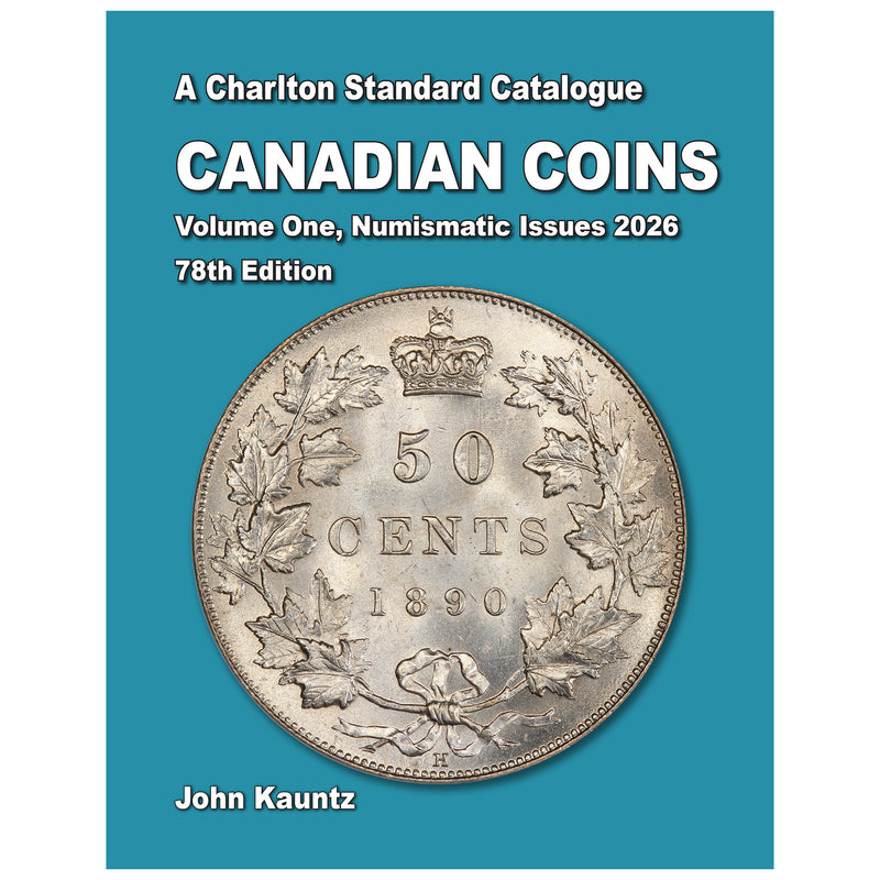 ``Pre-Order`` 2026 Charlton Standard Canadian Coins Volume 1  78th Edition