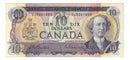 1971 Canada $10 Banknote  Beattie-Rasminsky ,DJ, BC-49a  (Circ.)