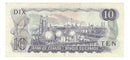 1971 Canada $10 Banknote  Beattie-Rasminsky ,DJ, BC-49a  (Circ.)