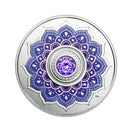 2018 Canada $5 Birthstone  December  Fine Silver with Swarovski Crystal